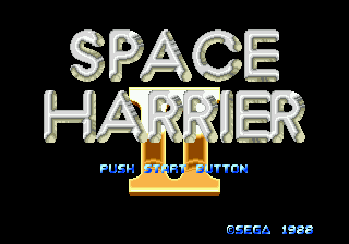 Заставка игры Space Harrier II